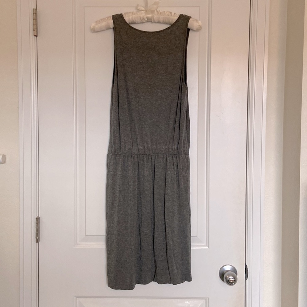 Banana Republic gray sleeveless jersey dress size XS - Picture 6 of 8